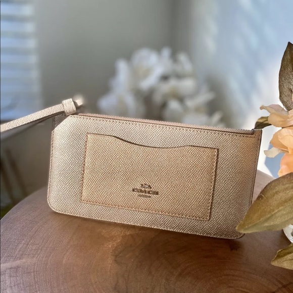 NEW COACH ZIP TOP WALLET IN COLORBLOCK - Picture 6 of 8